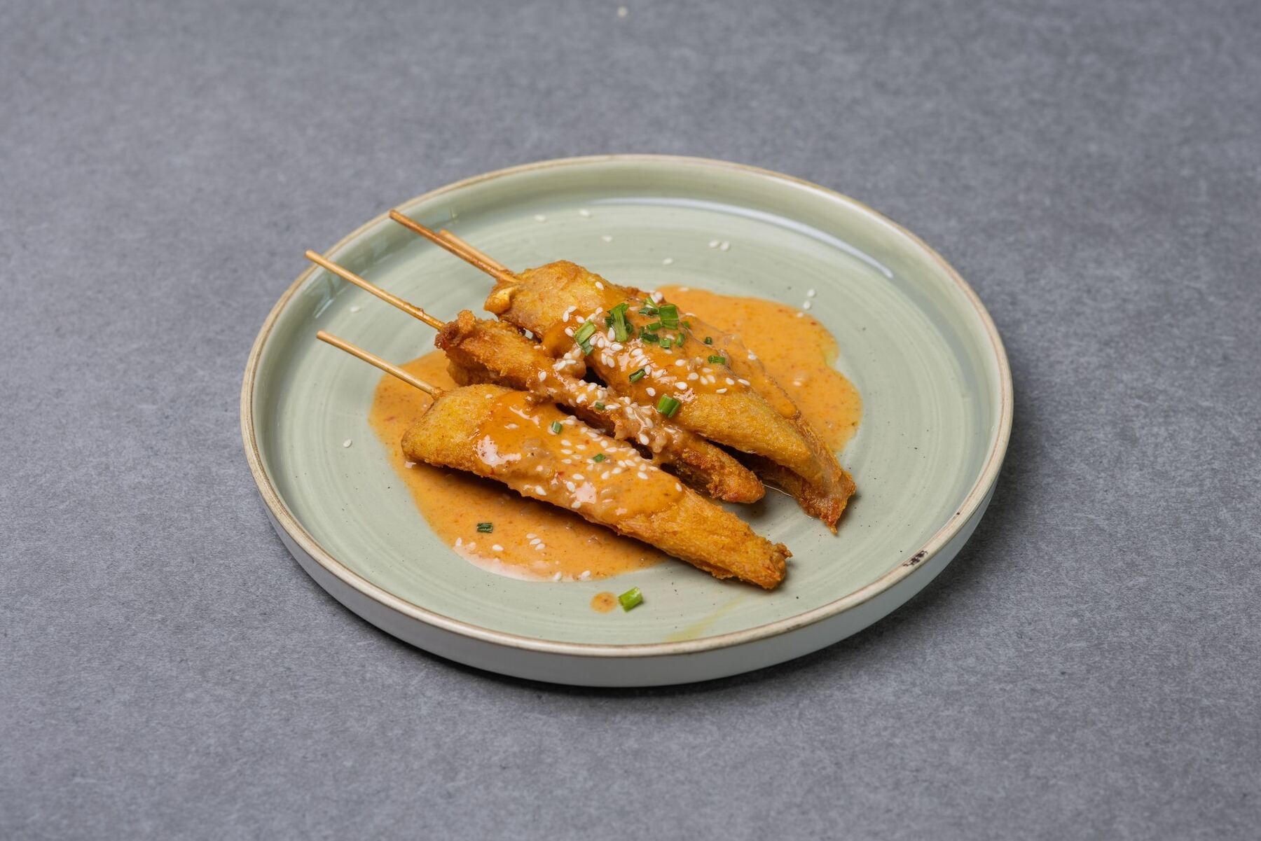 Chicken satay skewers