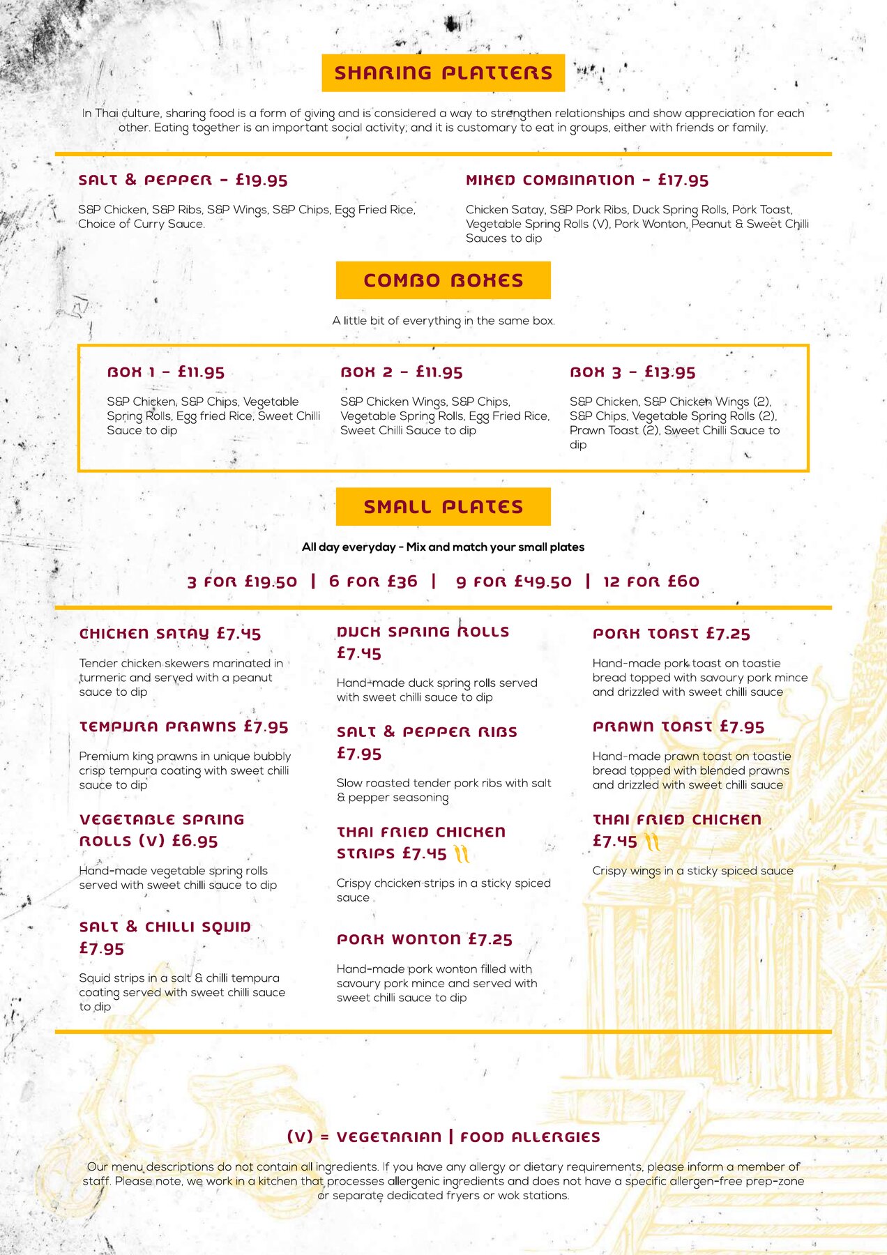 Menu page