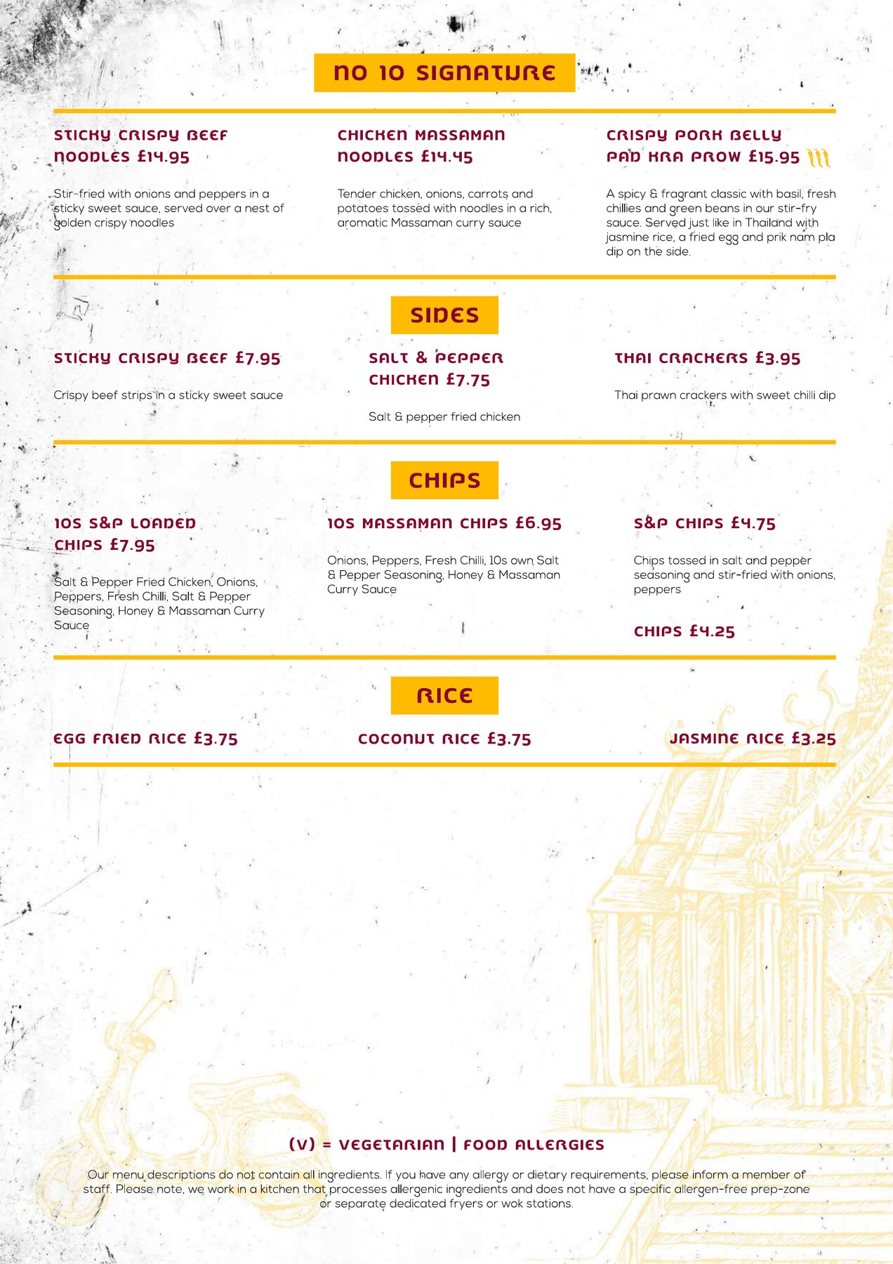 Menu page